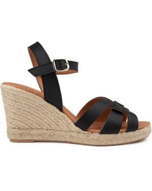 V.Gan Vegan Rhubarb Espadrille Sandals - Black