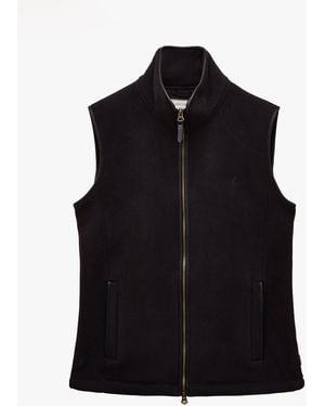 Joules Heritage Fleece Gilet - Black