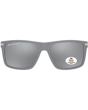 Montana Rectangle Mirror Polarized Mp197 - Grey
