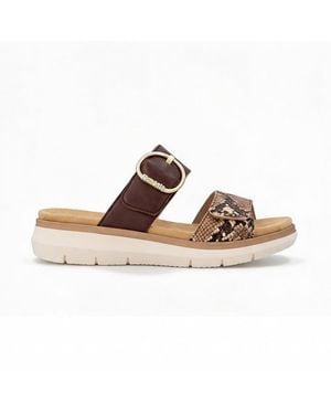 Remonte D2K57 Cross Strap Sandals - Brown