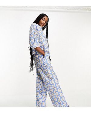 Object Tall Wide Leg Trouser Co-Ord - White