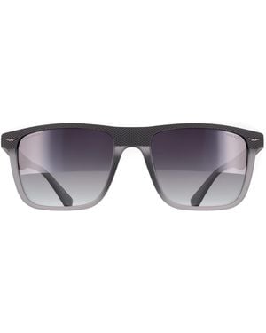 Police Rectangle Matte Dark Smoke Gradient Sple02 Gator 2 - Grey