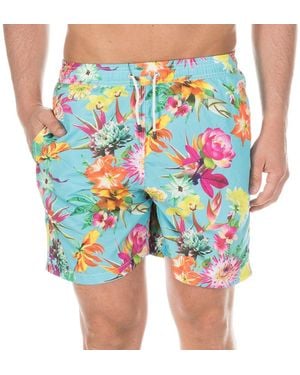 Hackett Bermuda Swimsuit With Mesh Interior Lining Hm800625 - Blue