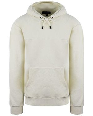 Criminal Damage Reverse Loopback Hoodie Cotton - Grey
