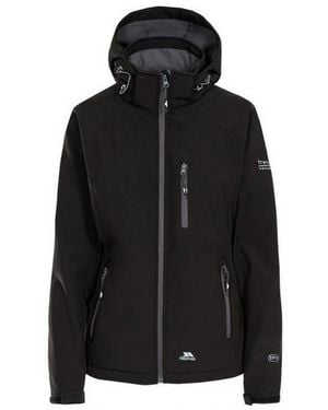 Trespass Ladies Bela Ii Waterproof Softshell Jacket - Black