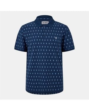 Original Penguin Minimal Regular Fit Polo - Blue