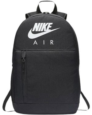 Nike Backpack Sports Bags Travel Gym Rucksack New - Black