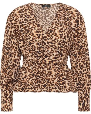 faina Blouse Dames Bruin