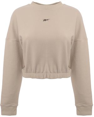 Reebok Training Dreamblend Cropped Sweat - Natural