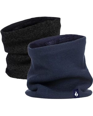 Heat Holders 2 Pack Thermal Winter Neck Warmer - Blue