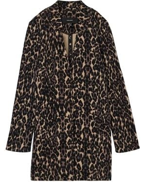Vero Moda Ladies Katrine Leopard Print Jacket - Black