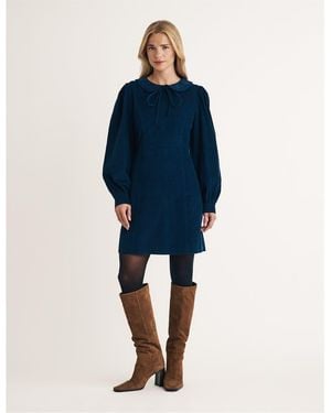 Nobody's Child Nobodys Linden Mini A-Line Dress - Blue