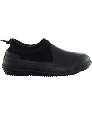 HUNTER Insulated Shearling Shoes - Black