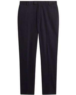 Ted Baker Rookt Slim Jersey Stretch Smart Trousers Cotton - Blue