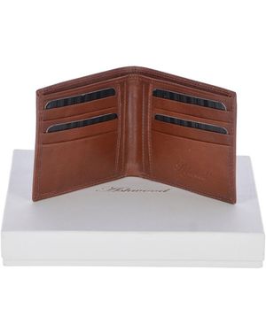 Ashwood Leather Vegetable Tanned Billfold Wallet With 8 Card Slots - Brown