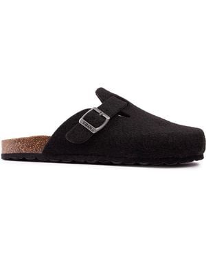 V.Gan Vegan Taro Recycled Felt Footbed Shoes - Black