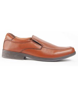 Purapiel Mocassin Confore8 Leather - Brown