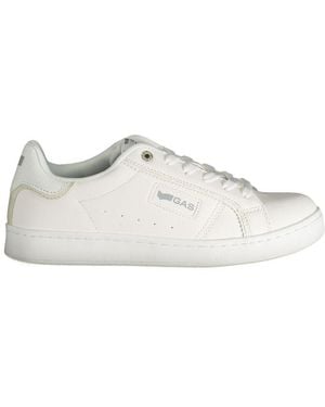 Gas Low Top Leather Trainers - White