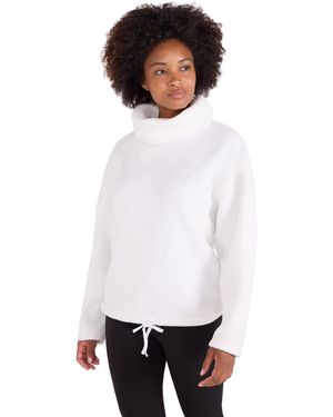 Mountain Warehouse 'Rydal' Cowl Neck Fleece Jumper Casual Winter Coat - White