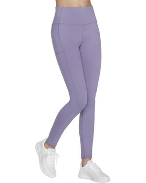 Skechers Ladies Gowalk Wear High Waist Leggings (Cadet) - Purple