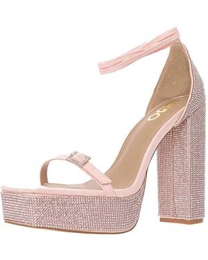 EGO Tahlia Platform Heeled Sandals - Pink