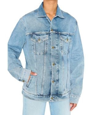 Pepe Jeans Boyfriend Denim Jacket - Blue