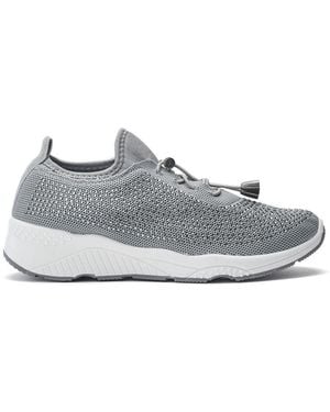b.soleful Giavanna Trainers Textile - White