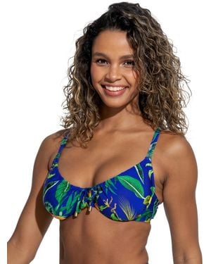 Pour Moi 24902 Santa Cruz Underwired Bikini Top - Blue