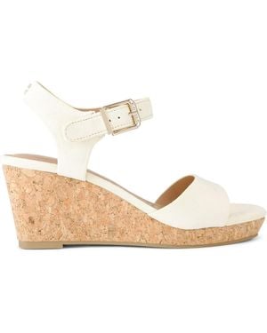 Carvela Kurt Geiger Suede Sadie Wedge Heels - Metallic