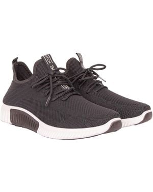 Crosshatch Rideout Trainers - Grey