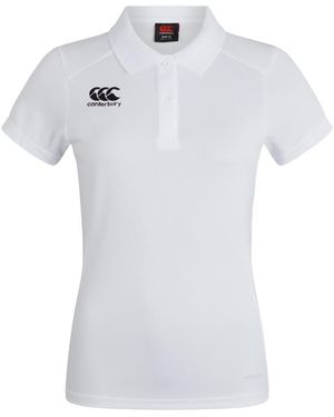Canterbury Ladies Club Dry Polo Shirt - White