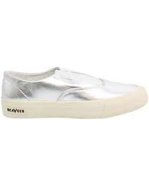 Seavees Sunset Strip Dames Zilver Schoenen - Wit