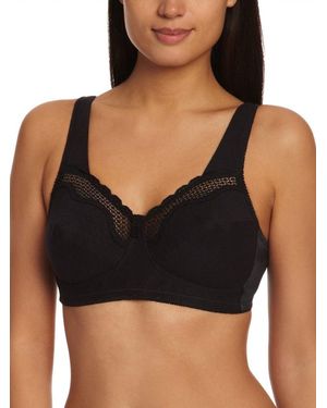 Bestform Cotton Comfort Soft Cup Bra - Black