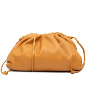 Bottega Veneta Pre-Owned Lambskin The Mini Pouch Crossbody - Orange