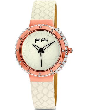 Folli Follie Ladies Watch Quartz Stainless Steel - Metallic