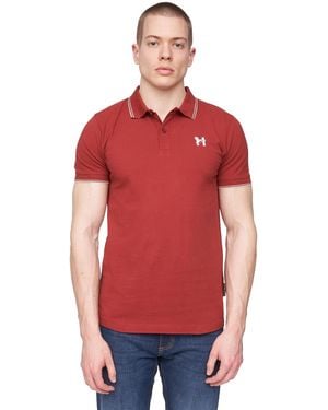 Henleys Henflare Polo Shirt - Red