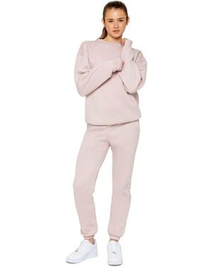 Enzo | Oversized Sweatshirt Trainingspak Voor - Roze