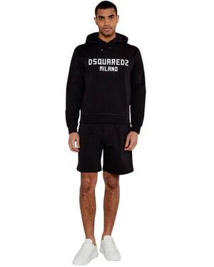 DSquared² Milano Logo Tracksuit Cotton - Black