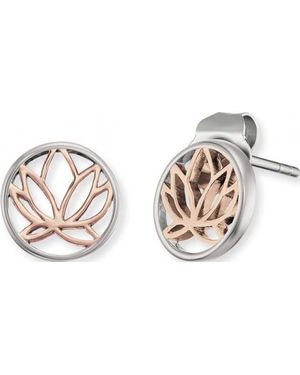 Engelsrufer Ere-Lillotus-Bi-St Ladies Lotus Earrings - White