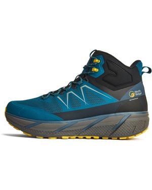 North Ridge Flux Speed Waterproof Mid Walking Boot - Blue