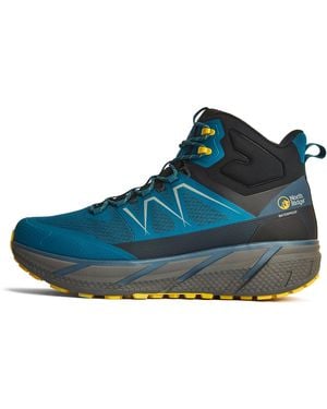 North Ridge Flux Speed Waterproof Mid Walking Boot - Blue