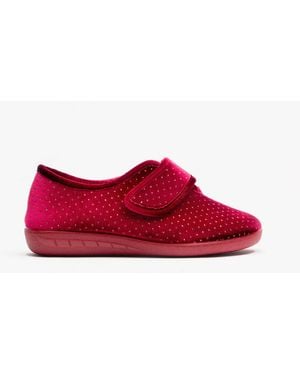 Lotus Janet Slippers Bordo - Red