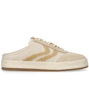 Steve Madden Dugout Trainers Fabric - Natural