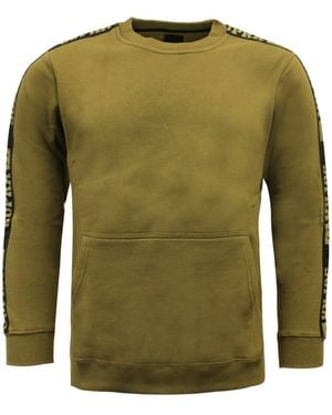 Supra Streeter Crew Neck Sweatshirt Pullover Jumper 102085 382 A38E - Green