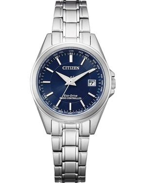 Citizen Horloge Zilverkleurig Ec1180-81l - Blauw