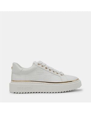 Steve Madden On Stage 2.0 All Over Logo Low Top Trainers - White