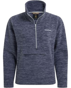 Craghoppers Ladies Esk Ii Half Zip Fleece Top (Anthracite) - Blue