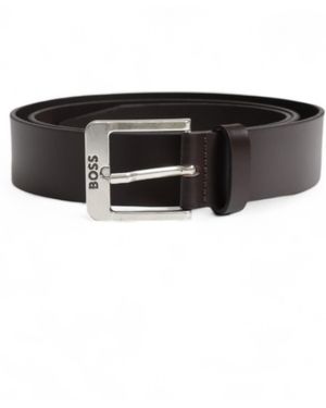 BOSS Leather Belt 50410382 - Black