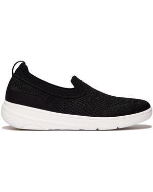 Fitflop Super-q Knit Slip-ons Black