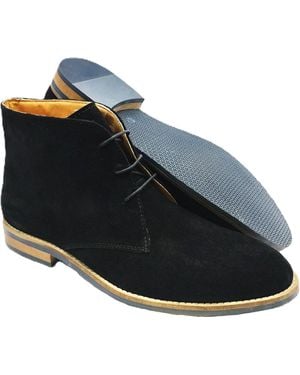 LB Comfort Monty Leather Boots - Black